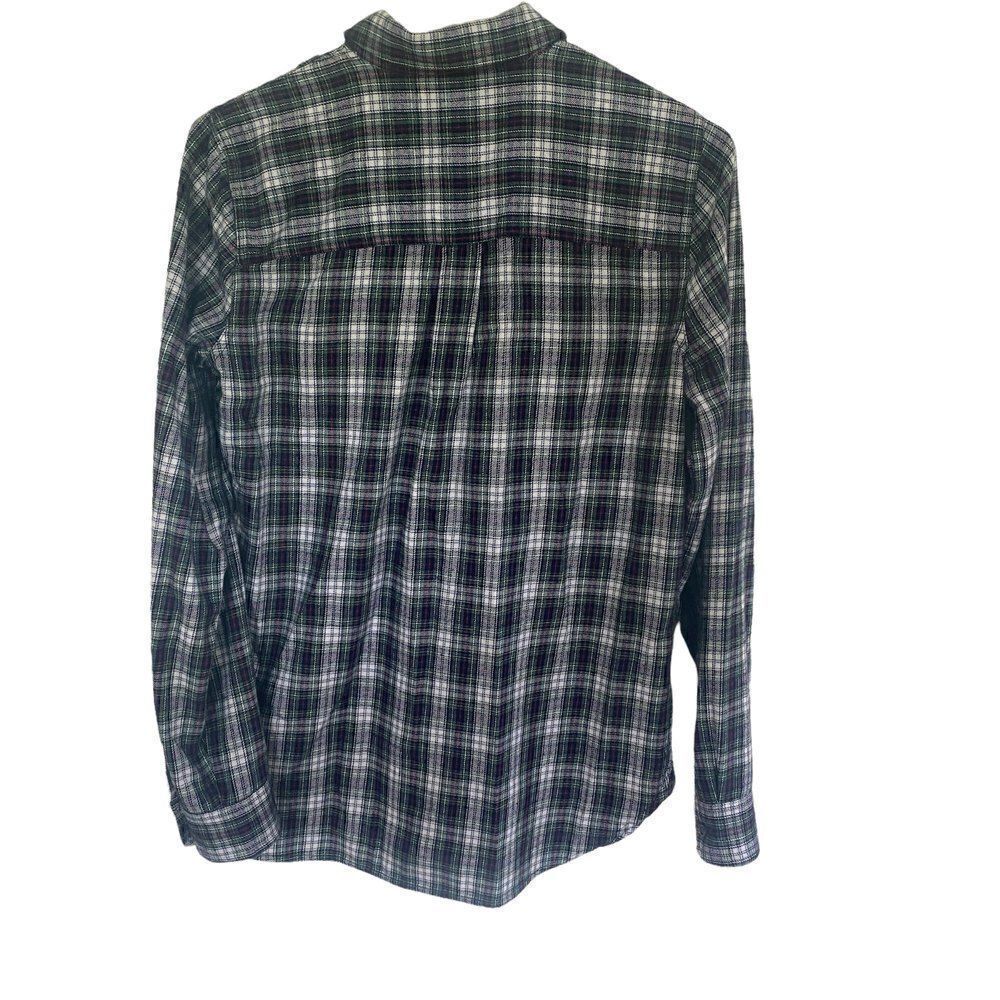 Madewell Classic Ex-Boyfriend Shirt Baywood Plaid Small - Picture 8 of 13